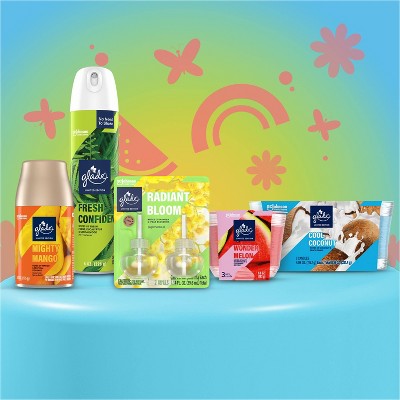 Glade PlugIns Scented Oil Air Freshener Refills - Radiant Bloom - 1.34 fl oz/2ct