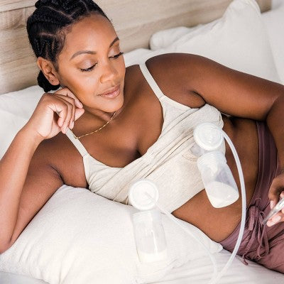 Kindred Viscose  Bamboo Hands Pumping Lounge & Sleep Bra  L Busty