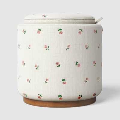 Dorm Storage Ottoman Floral - Room Essentials