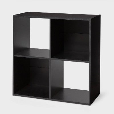 11" 4 Cube Organizer Black - Brightroom (LOCAL PICKUP ONLY)