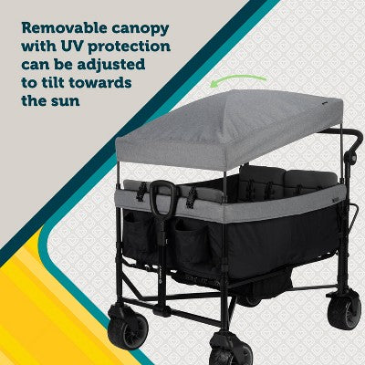 Safety 1st Summit Quad Stroller Wagon - Gray Harbor (LOCAL PICKUP ONLY)