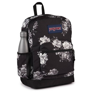 JanSport Cross Town Plus Remix 17.5'' Backpack - Black: Recycled Polyester