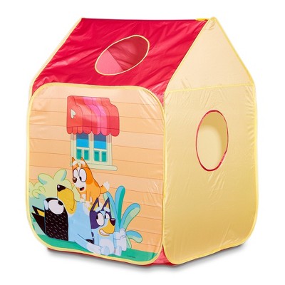 Bluey Pop 'N' Fun Play Tent: BBC Licensed Metal Frame Playhouse for Kids