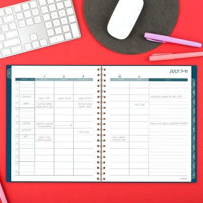 Cambridge 2025-2026 Weekly/Monthly Large Teacher Planner Grid, Teacher Supplies