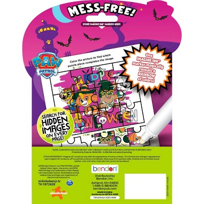 PAW Patrol Halloween Imagine Ink Book