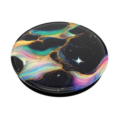 PopSockets PopGrip Cell Phone Moon & Sky Grip & Stand - Electric Oil Slick