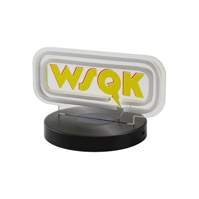 Stranger Things WSQK Radio Station Desktop Neon Logo