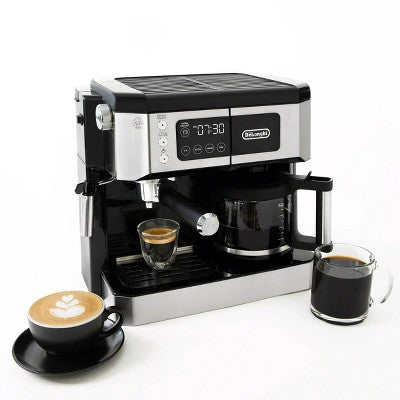 De'Longhi All-In-One Combination Coffee and Espresso Machine COM530M: 10-Cup, 15 Bars, Digital Timer, Black (LOCAL PICKUP ONLY)