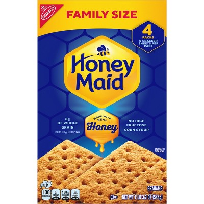 Honey Maid Graham Crackers Lunch Snacks Family Size - 19.2oz