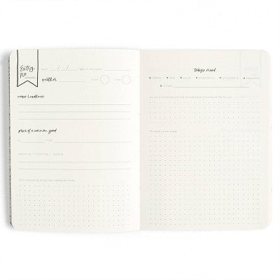 1canoe2 Daily Log Guided Journal Tangerine