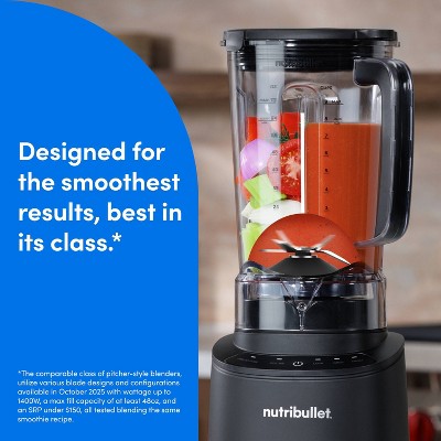 NutriBullet Power Core Blender NBF70100 Matte Black 1400W