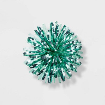Bow - Spritz: Green Polypropylene Gift Packaging Accessory for All Occasions, Decorative Solid Birthday Gift Bow
