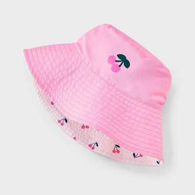 Girls' Cherries Reversible Bucket Hat - Cat & Jack? Pink