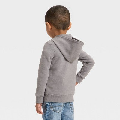 Toddler Boys' Fleece Zip-Up Hoodie Sweatshirt 18M