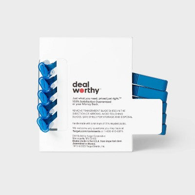 Twin Blade Disposable Razors - 5ct - dealworthy