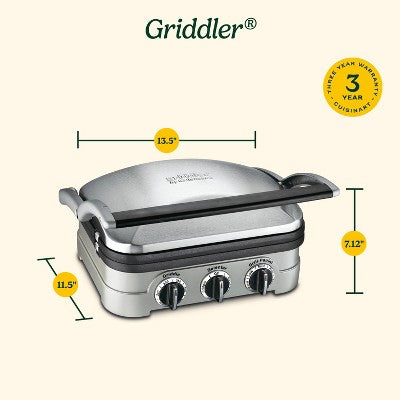 Cuisinart Electric Griddler Stainless Steel
