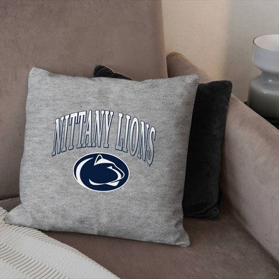 NCAA Penn State Nittany Lions 16" Heather Gray Sweatshirt Pillow