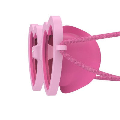 Speedo Kids' Sunny Vibes Heart Swim Goggles - Strawberry Crepe/Vermillion