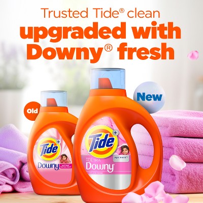 Tide + Downy April Fresh HE Concentrated Liquid Laundry Detergent 83 Loads - 117 fl oz