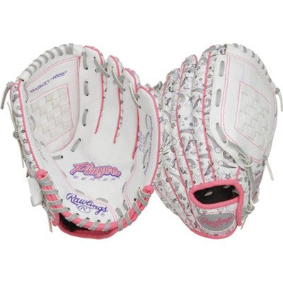 Rawlings 9.5" Unicorn RHT T-Ball Gloves - White