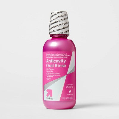 Anticavity Fluoride Oral Rinse Mouthwash - 16 fl oz - up&up