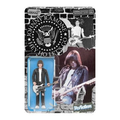 Super 7 ReAction Johnny Ramone Collectible Figure