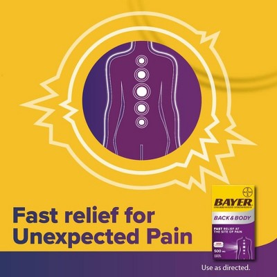 Bayer Aspirin Extra Strength Back & Body Caplets 500mg, 100 Count