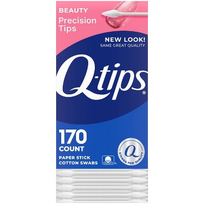 Q-Tips Precision Tip - 170ct: Cotton Swabs, 1 Pack
