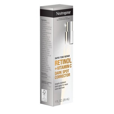 Neutrogena Rapid Tone Repair Retinol + Vitamin C Dark Spot Corrector Face Serum - 1 oz