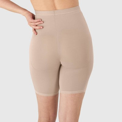 Maidenform Women's Shapewear  2pk Firm Shaping Black/Nude S: