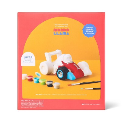 Ceramic Race Car Painting Craft Activity Kit - Mondo Llama (LOCAL PICKUP ONLY)