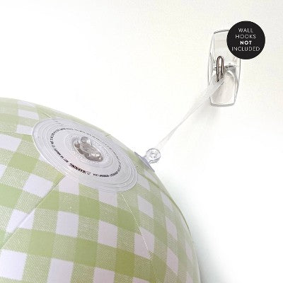 Minnidip 5ct Balloon Garland: Gingham Print