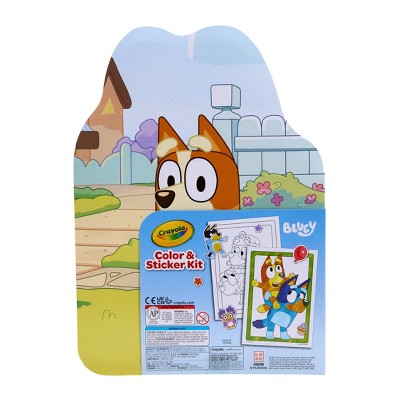 Crayola Color and Sticker Kit Bluey
