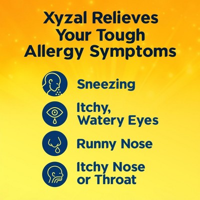 Xyzal Allergy Relief Tablets - Levocetirizine Dihydrochloride - 10ct