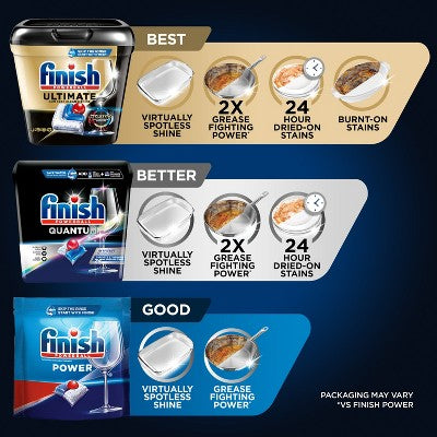Finish Fresh Quantum Dishwasher Detergent Tablets - 27ct