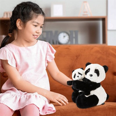 FAO Schwarz 10" Mommy and Me Panda Plush
