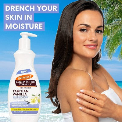 Palmer's Tahitian Vanilla Body Lotion - 13.5 fl oz: Moisturizing, For Normal to Very Dry Skin, Whole Body, Bottle