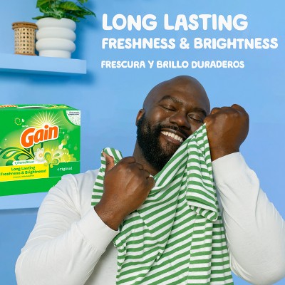 Gain Ultra HE Original Powder Laundry Detergent - 133 Loads/123oz