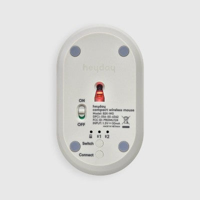 Bluetooth Compact Mouse - heyday Gray