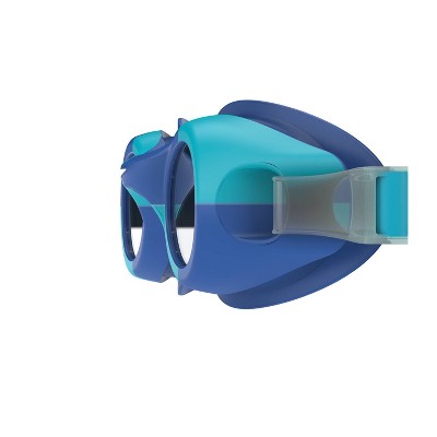 Speedo Junior Glide Printed Kids' Swim Google - Laser Aqua/Electric Blue/Gray