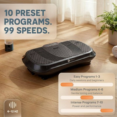 Lifepro Fitness Waver Electric Vibration Plate Exercise Machine for Full Body Workout - Black (LOCAL PICKUP ONLY)