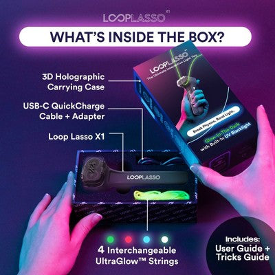 Loop Lasso X1 Interactive Light Toy: Creativity & Motor Skill Electronic Game
