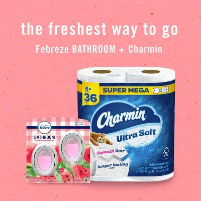 Febreze Sweet Watermelon Vine Bathroom Air Freshener - 2ct