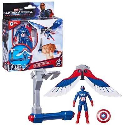 Captain America Brave New World 4'' Flight Captain Action Figure