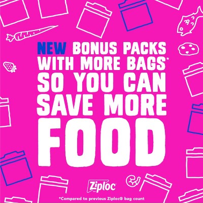 Ziploc Snack Bags with Grip 'n Seal Technology - 108ct