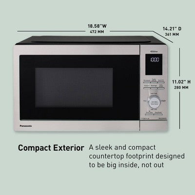 Panasonic 0.9 cu ft Premium Inverter Microwave (LOCAL PICKUP ONLY)