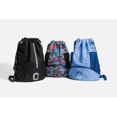 Overtime Elite Cinch Sports Drawstring Bag - Thin Stripe Electric Gradient