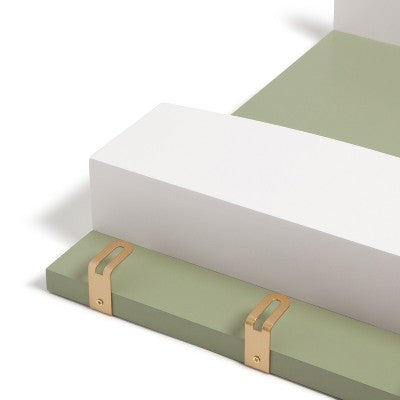 U Brands 11"x17" Modern Wall Organizer Storage Board Forest Fog