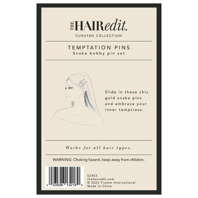 The Hair Edit Temptation Bobby Pins - 2ct