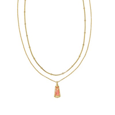 Kendra Scott Serena Multi-Strand Pendant Necklace - Pink